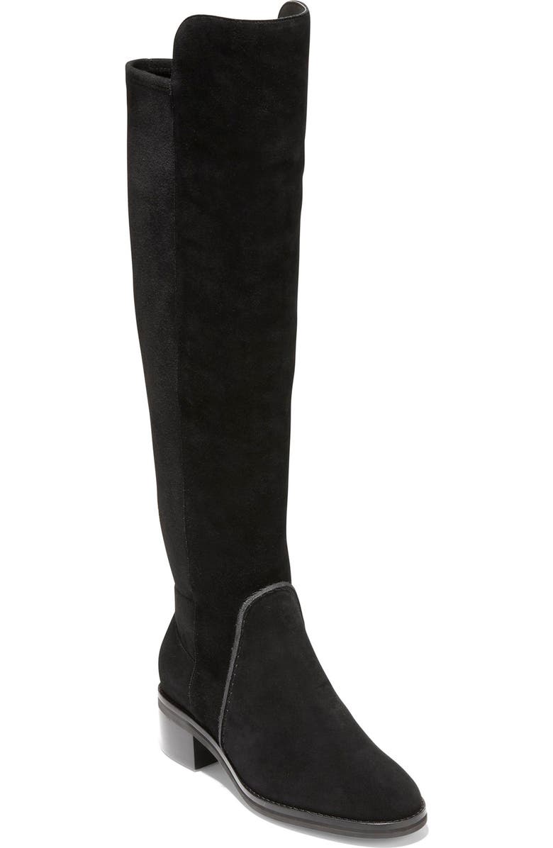 Cole Haan Calgary Water Resistant Over the Knee Boot, Main, color,