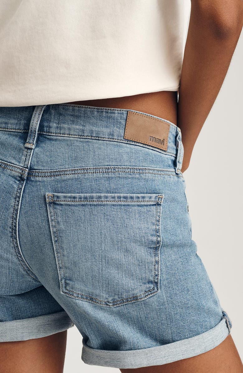 Mavi Jeans Julia Cuffed Denim Shorts, Alternate, color, 