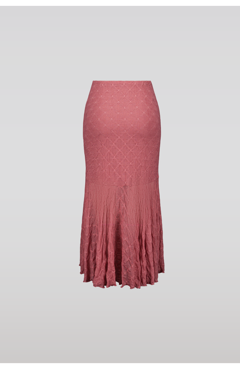 SAEMDI Crinkled Jersey Skirt, Alternate, color, Dusty Rose