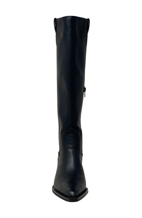 Shushop Vienna Knee High Western Boot In Black