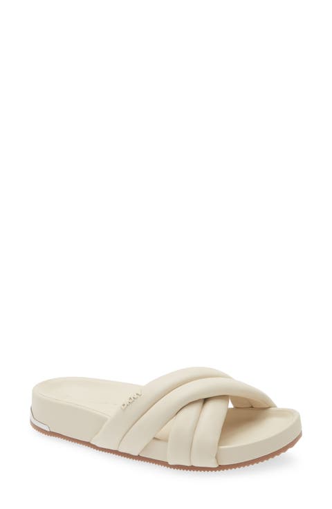Indra Crisscross Platform Slide Sandal (Women)