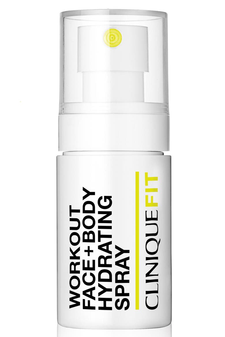 CliniqueFIT Workout Face + Body Hydrating Spray, Main, color, NO COLOR