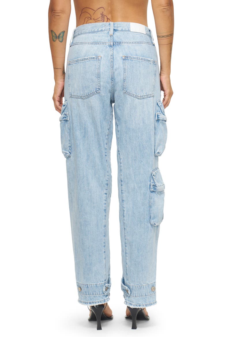 Bobbie Utility Cargo Jeans, Alternate, color, KANAN