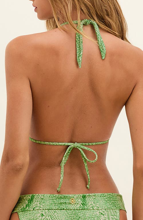 Vix Paula Hermanny Scandal Bia Tube Bikini Top In Green