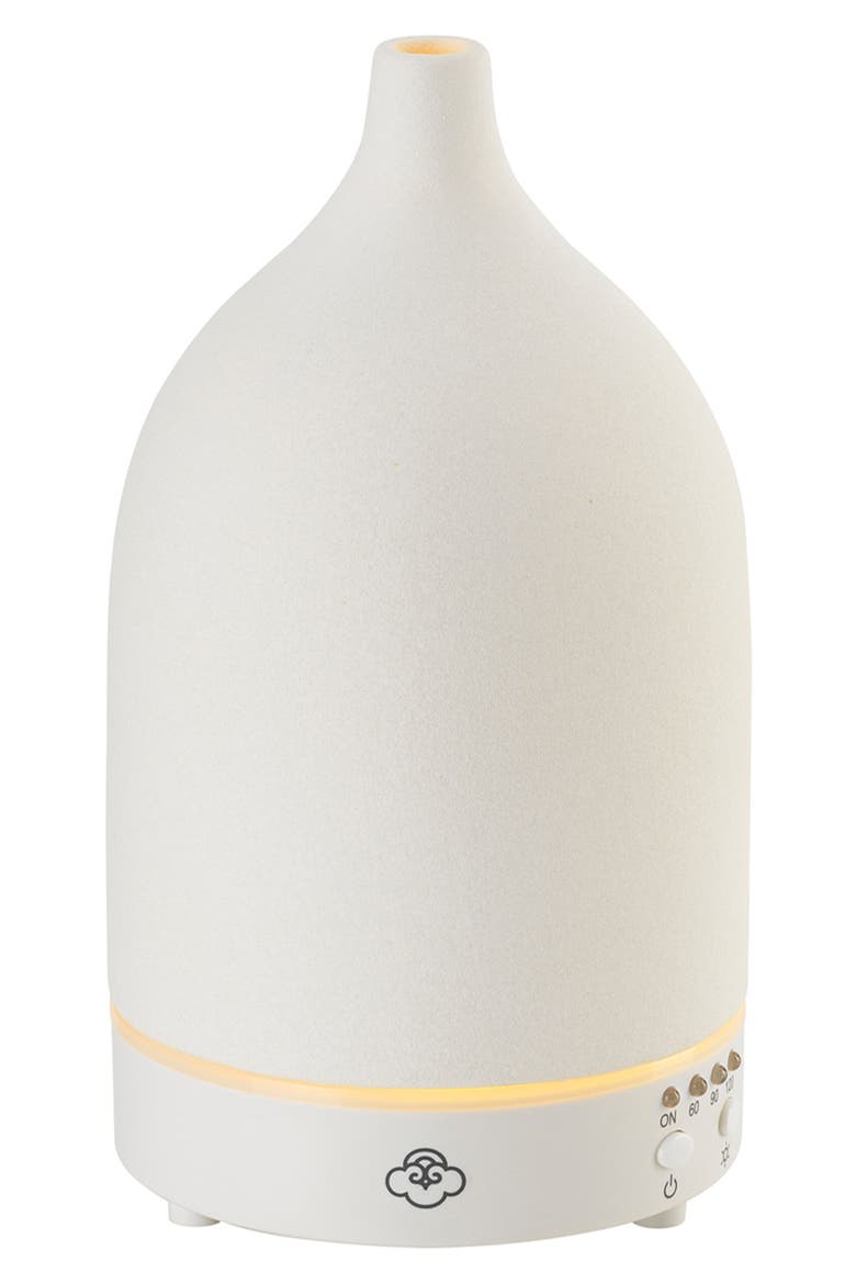 Vapor Ceramic Ultrasonic Diffuser, Alternate, color, WHITE