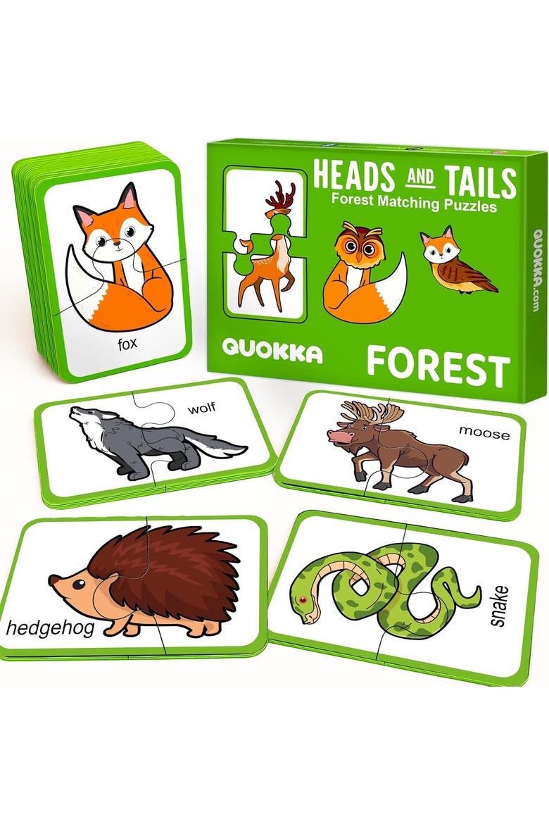 Memory Matching Puzzle Set for Toddlers, Main, color, Forest