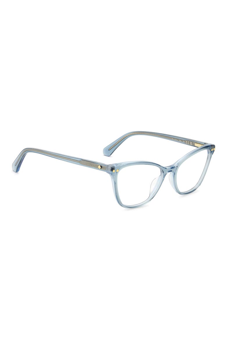 elora 50mm cat eye reading glasses, Alternate, color, CRYSTAL BLUE