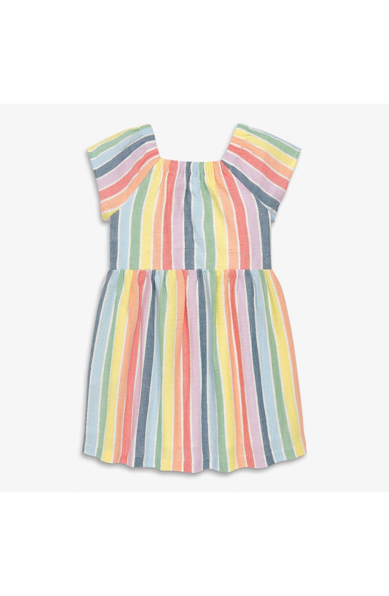Primary Kids Picnic Dress, Main, color, Rainbow Sunrise Stripe