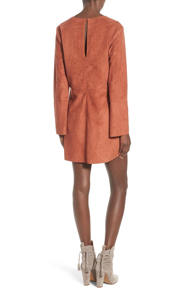 ASTR the Label ASTR Faux Suede Shift Dress, Alternate, color,