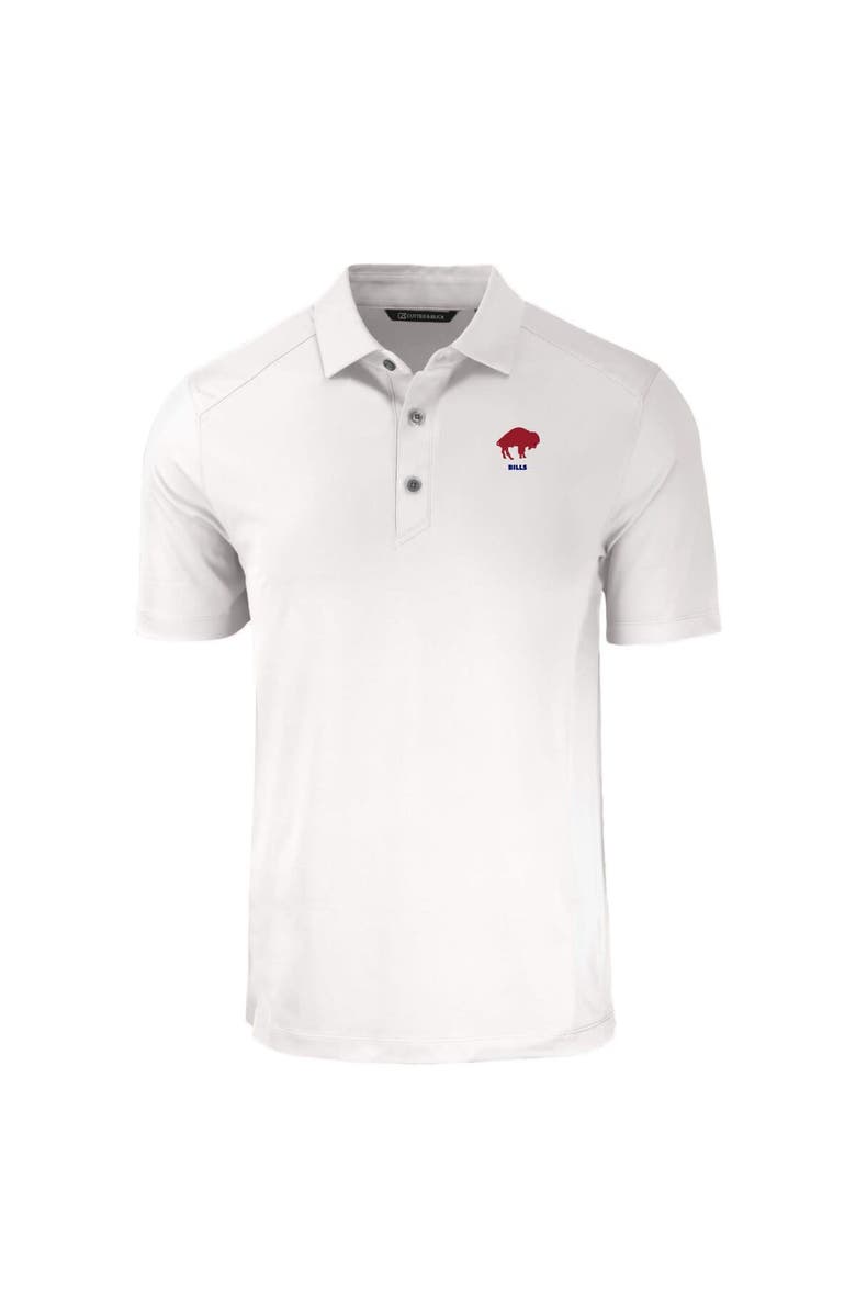 Cutter & Buck Men's Cutter & Buck  White Buffalo Bills Throwback Forge Eco Stretch Recycled Polo, Alternate, color, 