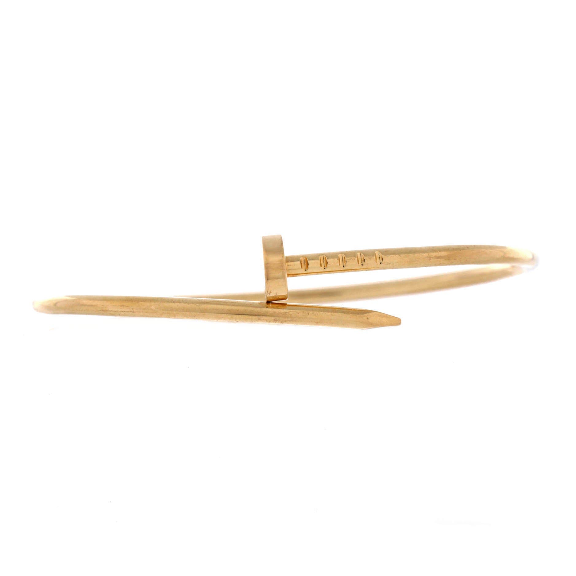 Juste un Clou Bracelet 18K Yellow Gold Small, Main, color, Metallic Gold