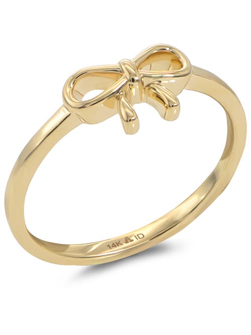 Devata Bow Ring In Gold