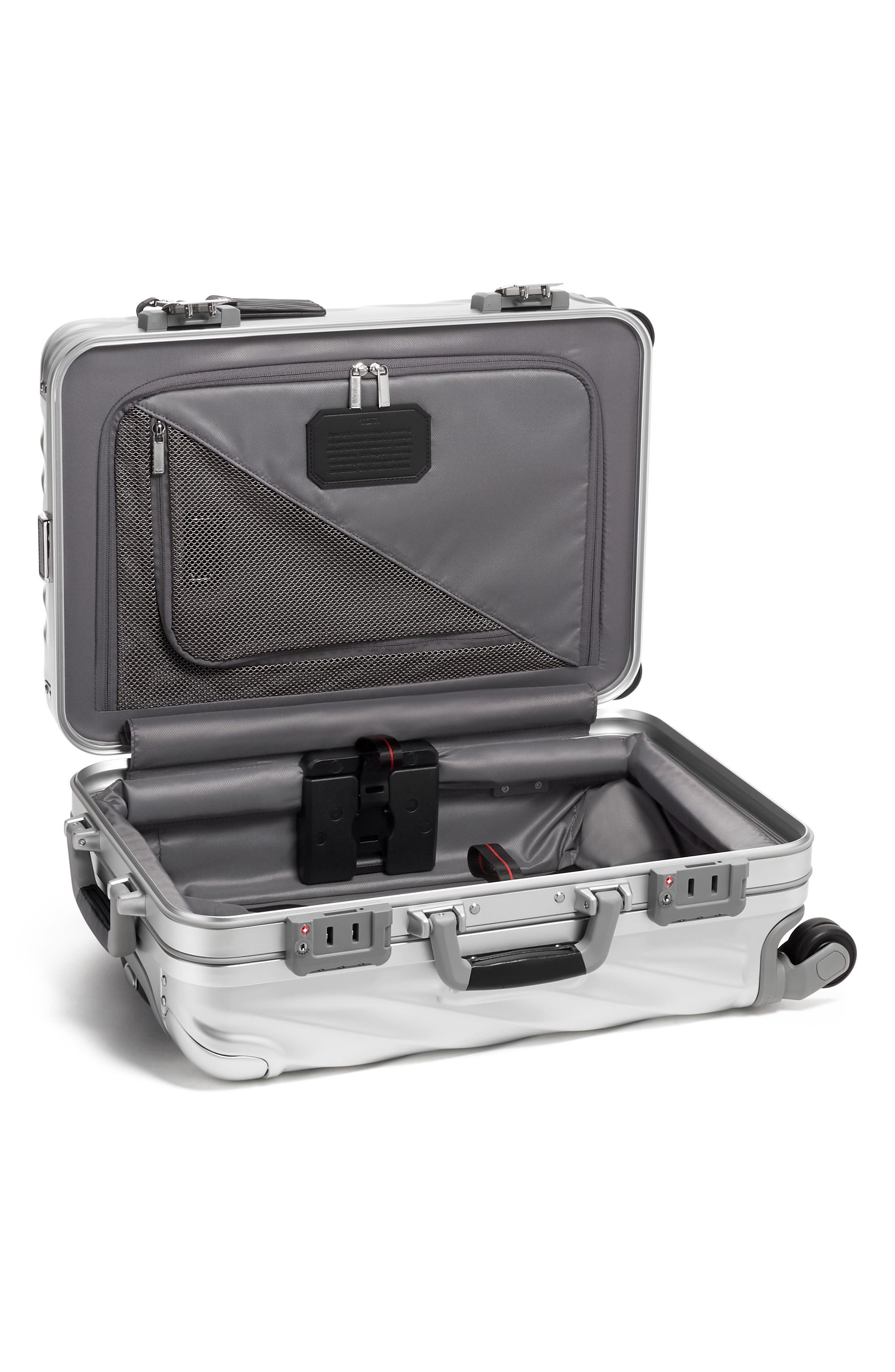 TUMI 19 Degree Aluminum 22-Inch International Spinner Packing Case, Alternate, color, Silver
