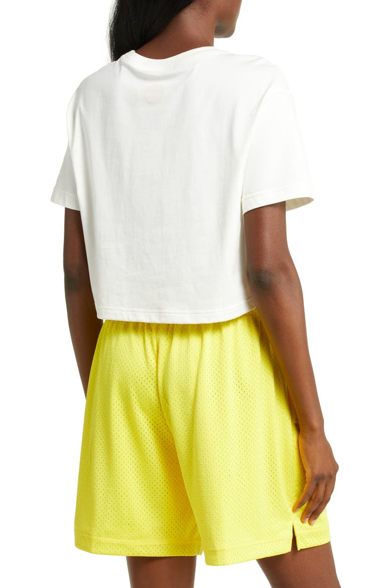 Sportswear Crop T-Shirt, Alternate, color, SAIL/ LIGHT BROWN/ GREEN SHOCK