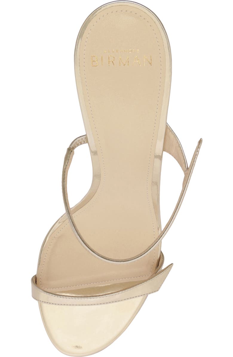 Alexandre Birman Tita Metallic Sandal, Alternate, color, Gold