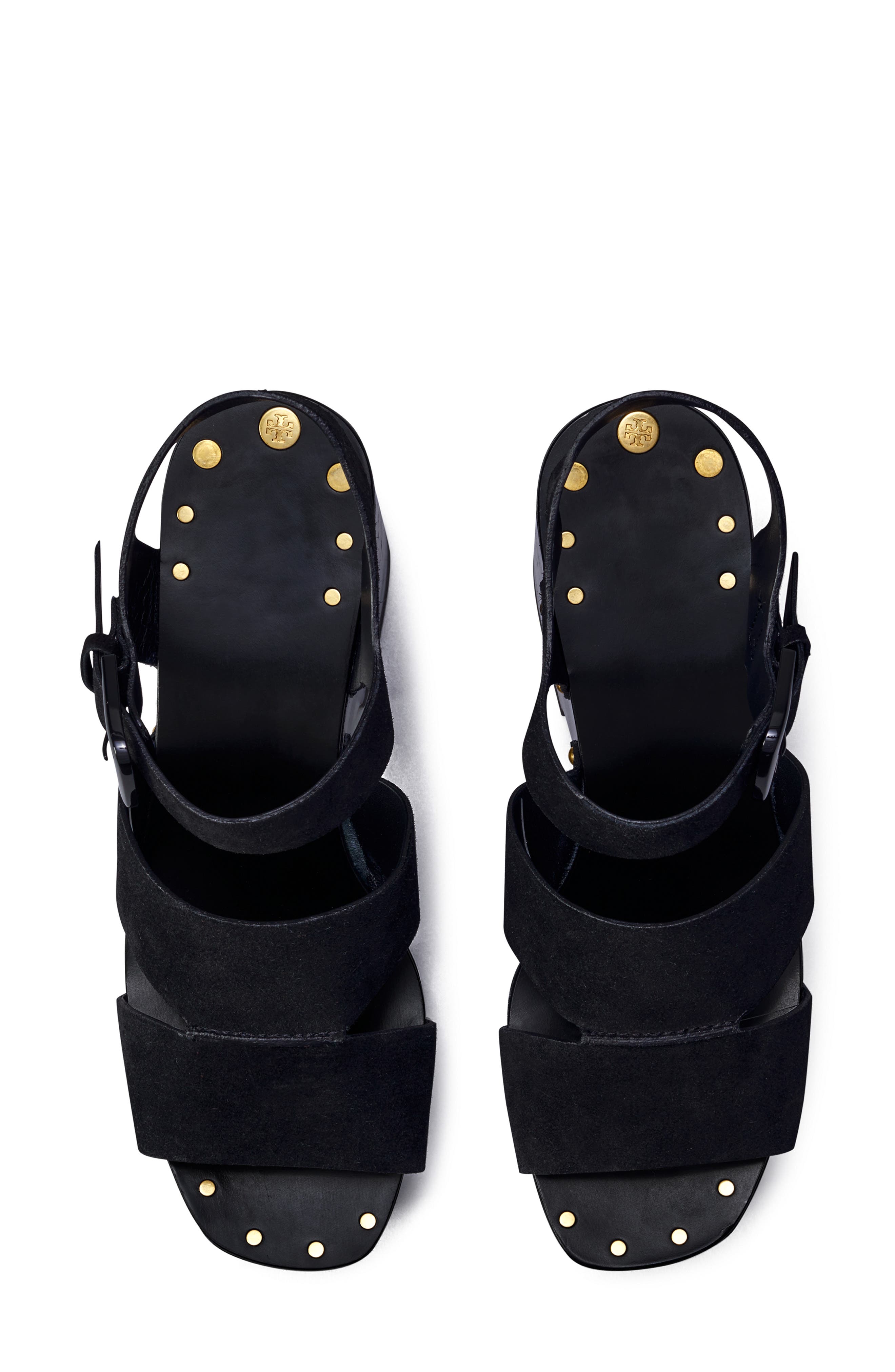 Tory Burch Stud Clog Sandal, Alternate, color, 