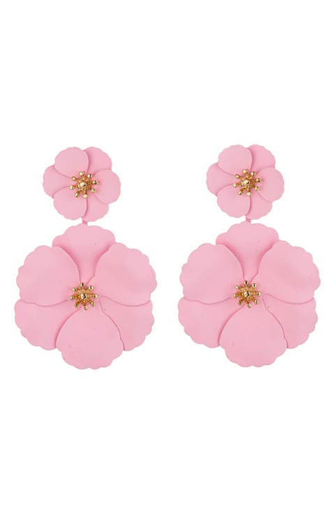 Floral Drop Earrings