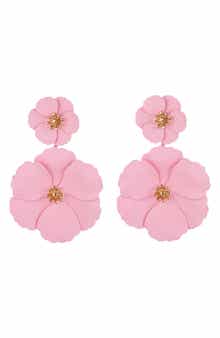 EYE CANDY LOS ANGELES Floral Drop Earrings
