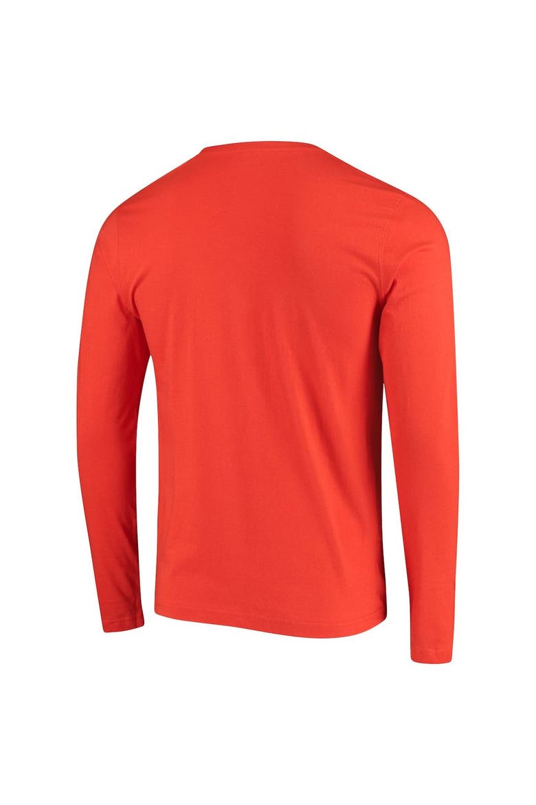 Men's New Era Orange Cleveland Browns State Long Sleeve T-Shirt, Alternate, color, Orange
