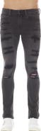 HVMAN Strat Ripped Super Skinny Jeans