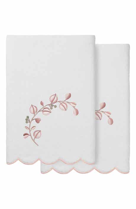 2-Piece Wild Branch Turkish Cotton Bath Towel Set