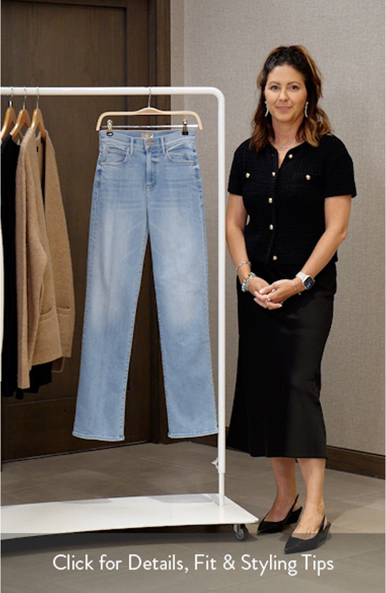 The Kick It High Waist Straight Leg Jeans, sales video thumbnail