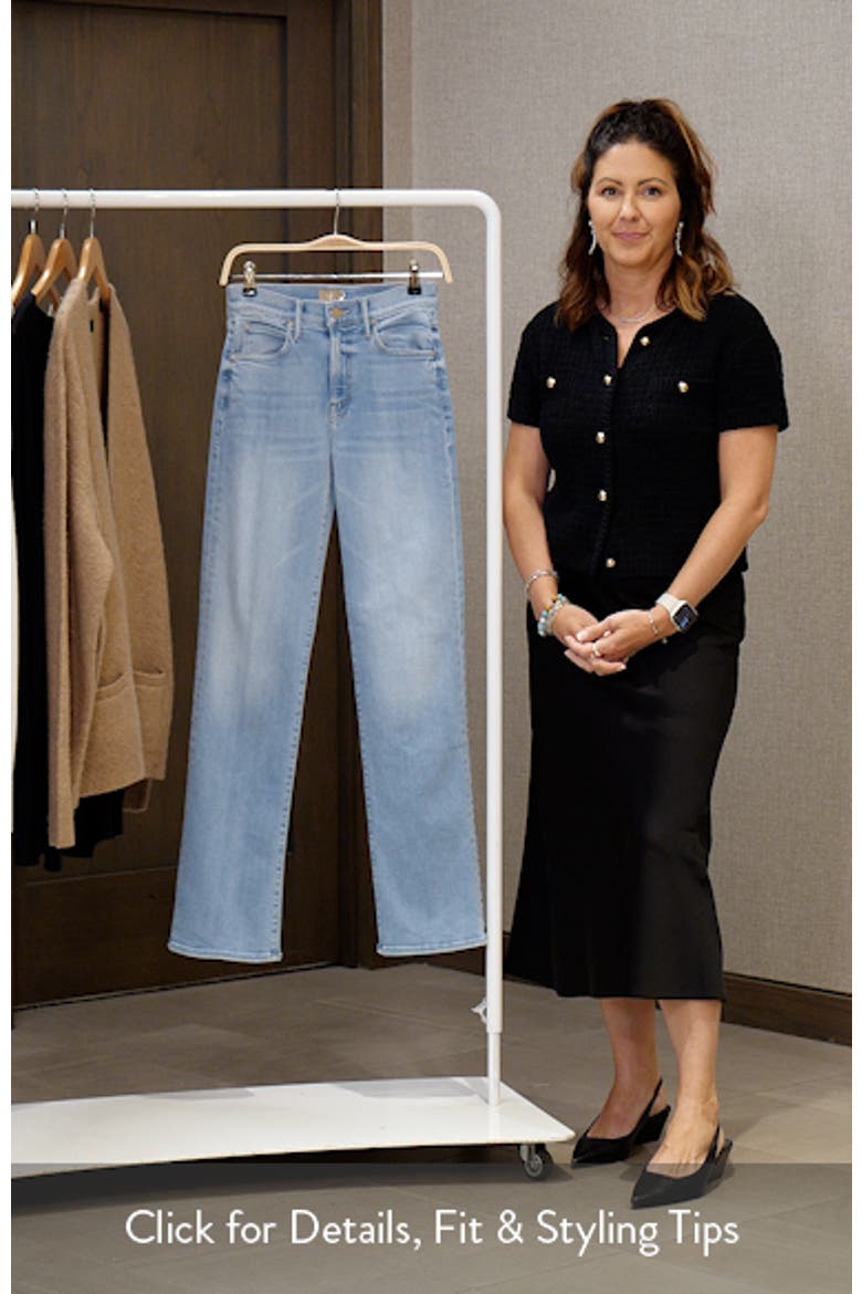 The Kick It High Waist Straight Leg Jeans video