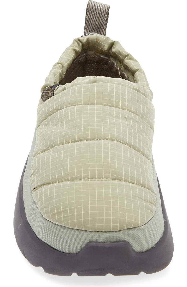 Lacoste Serve 2 Slipper, Alternate, color, Light Green/ Dark Grey