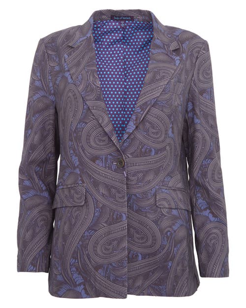 Lords Of Harlech Julia Tailored Jacket In Multi