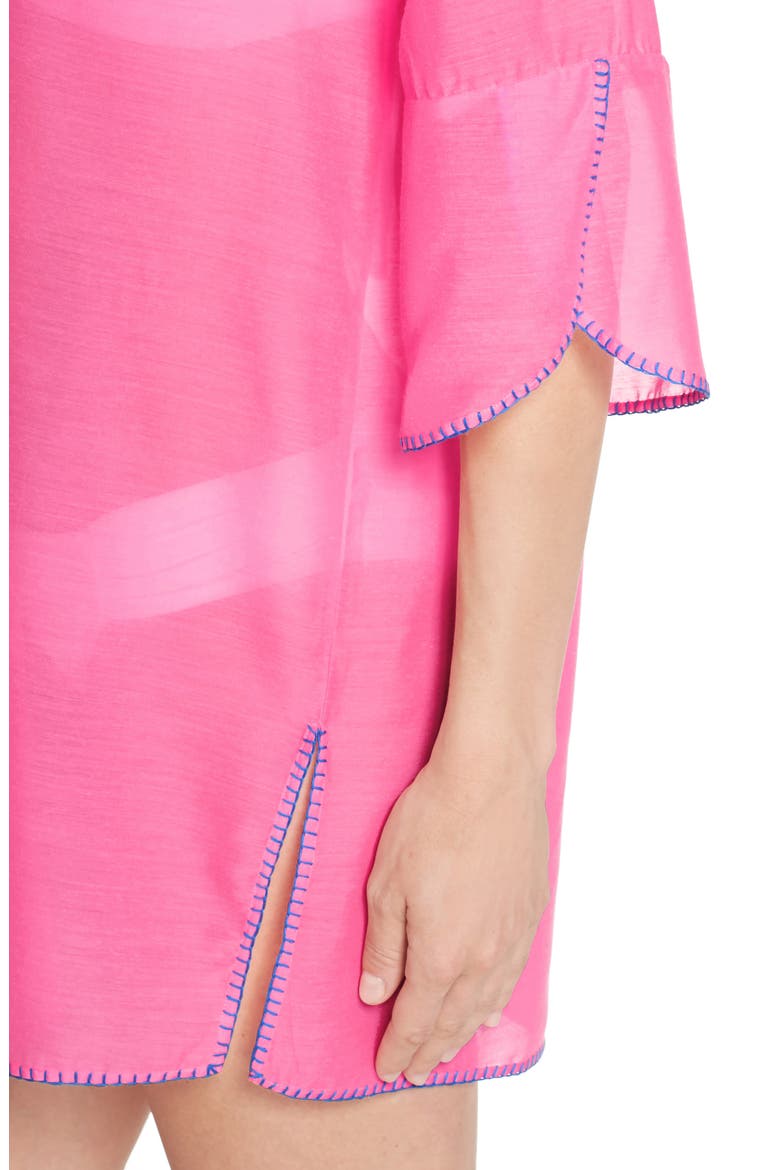 Piet Cover-Up, Alternate, color, PINK SUNSET