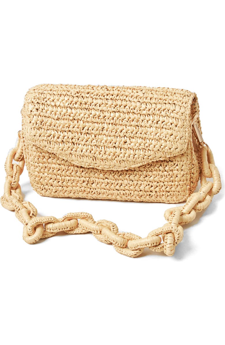 LSPACE Sunrise Raffia Shoulder Bag, Alternate, color,