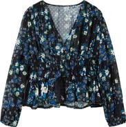 Desigual Hamburgo Floral Chiffon Top