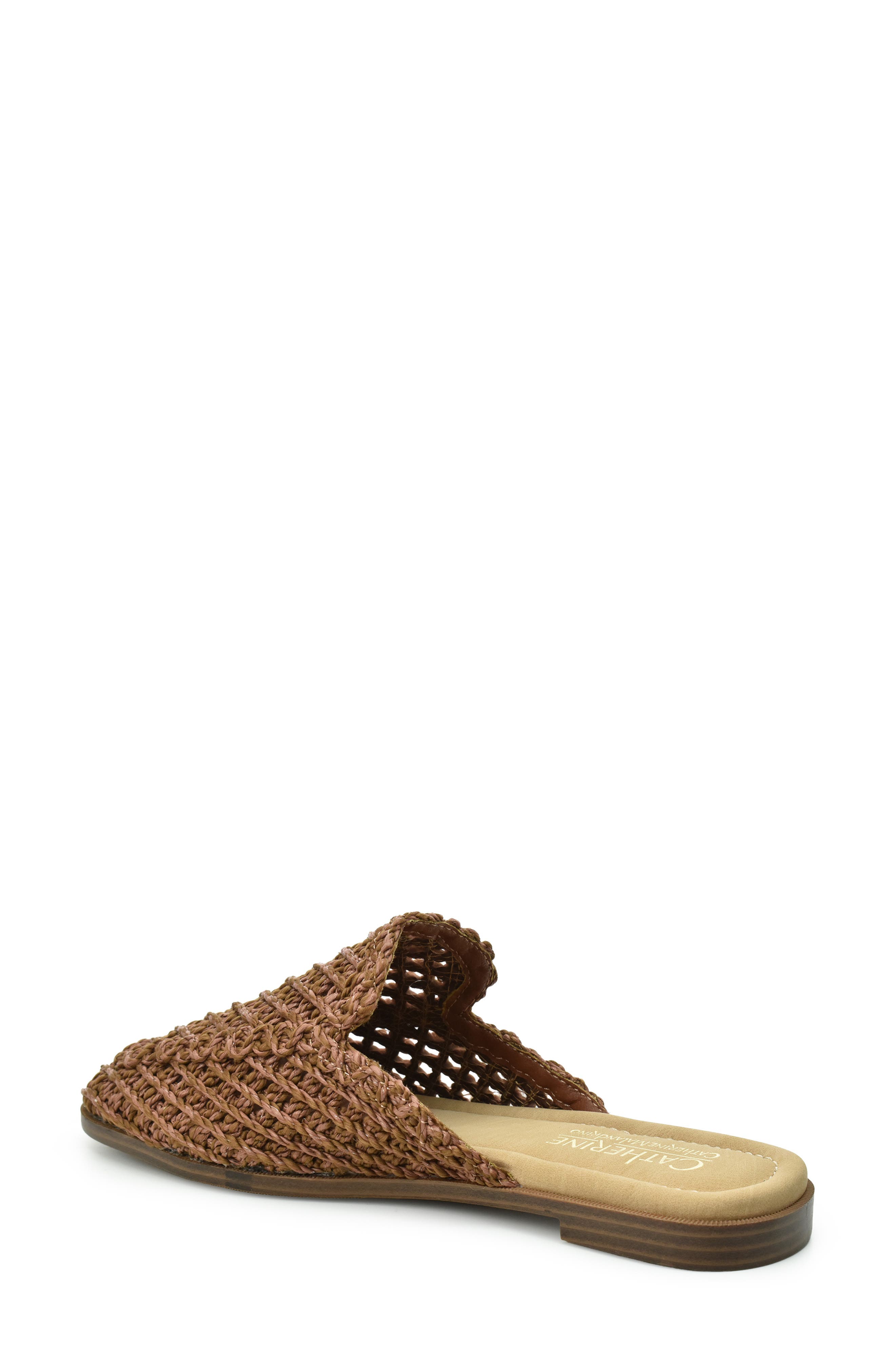 Raffia Mule, Alternate, color, BROWN