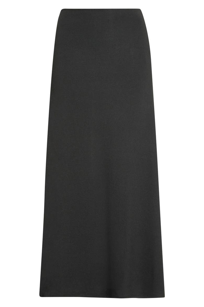 Lauren Knit Midi Skirt, Main, color, BLACK