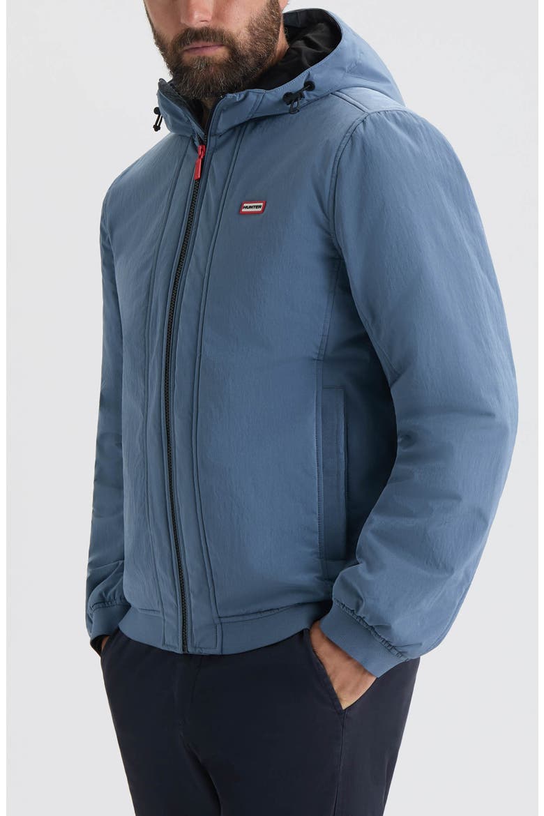 Horley Hooded Water Resistant Ripstop Jacket, Alternate, color, VINTAGE INDIGO
