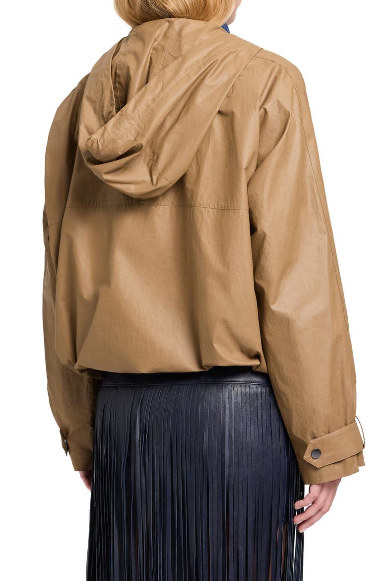 Rain Check Water Repellent Hooded Anorak, Alternate, color, ERMINE
