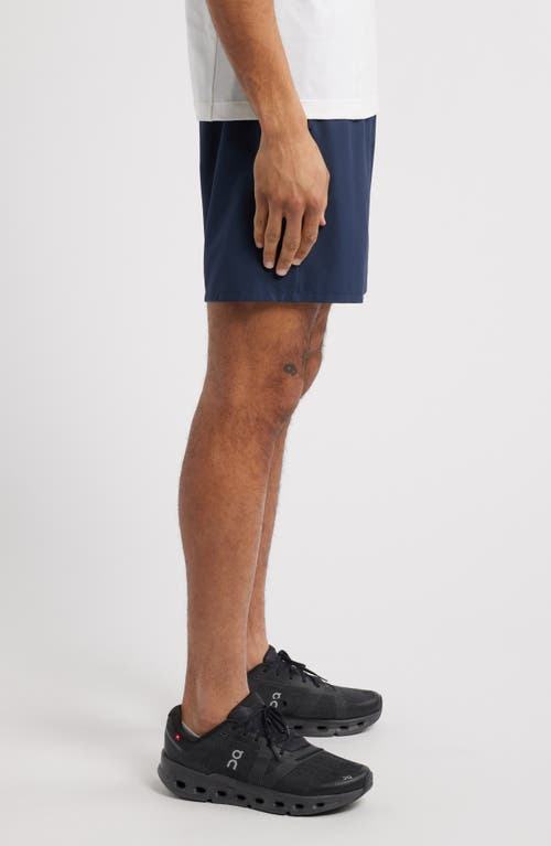 Zella Relay Training Shorts In Navy Eclipse