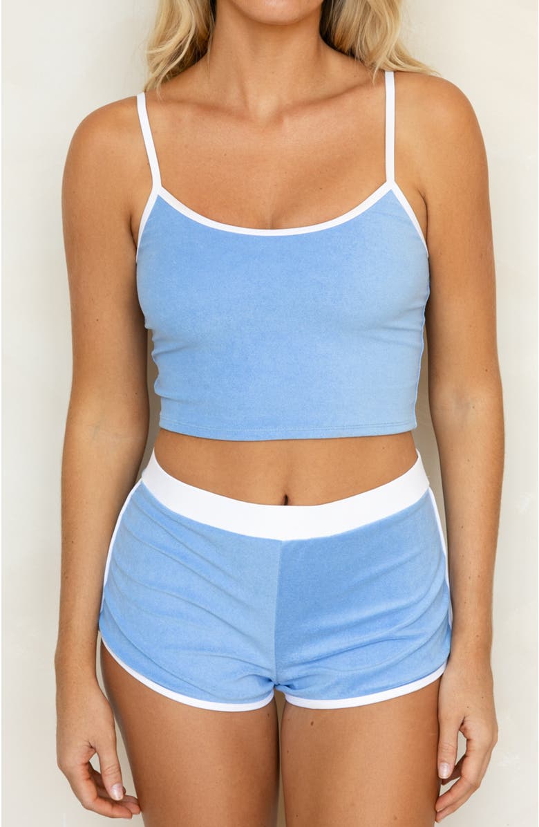 Dippin Daisys Hanalei Tankini Top, Alternate, color, Surfs Up/White