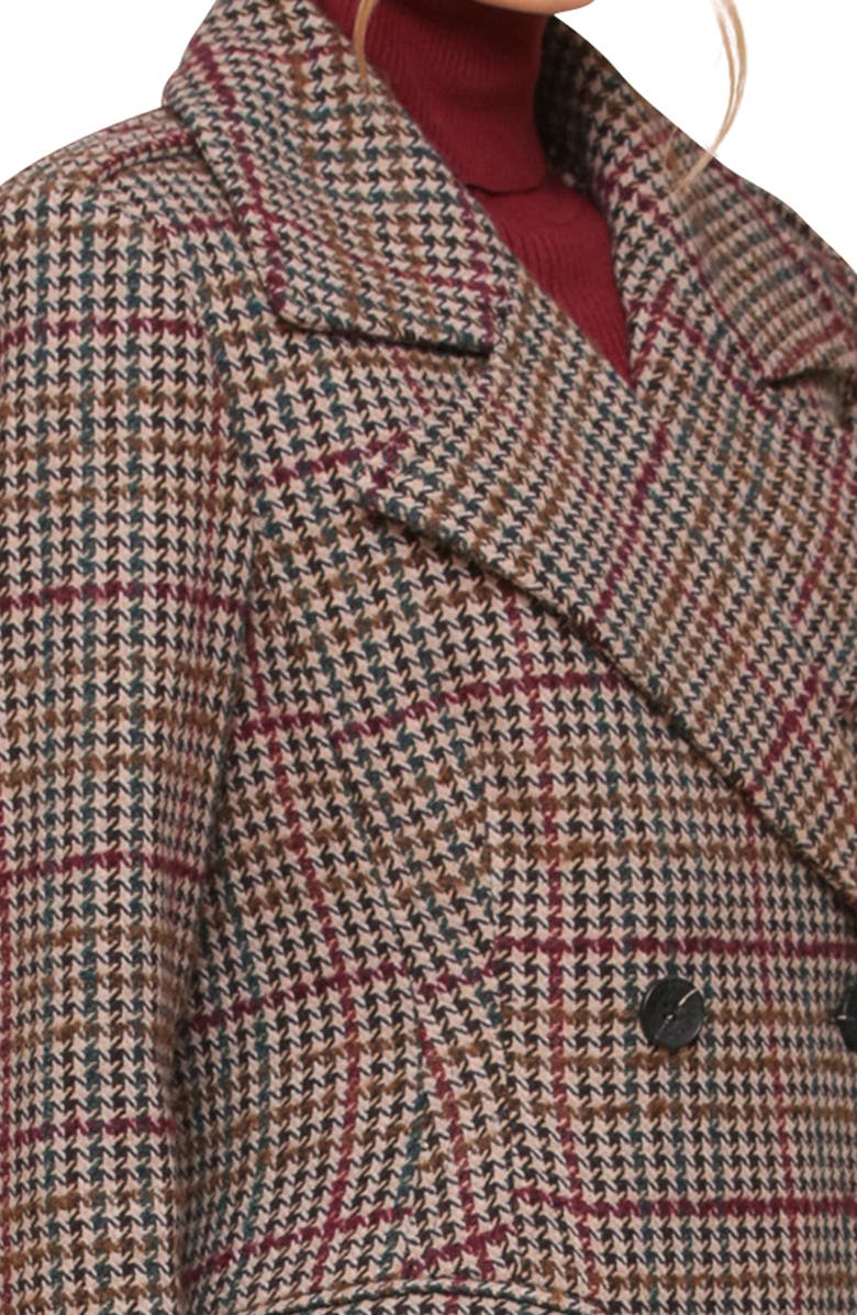 Avec Les Filles Strong Shoulder Maxi Coat, Alternate, color,