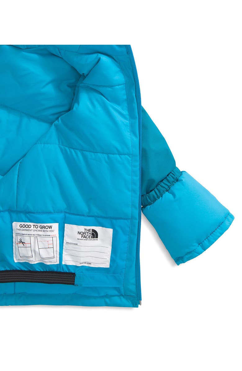 The North Face Kids' Freedom Insulated Waterproof Hooded Jacket, Alternate, color, Dusk Blue/ Meridian Blue