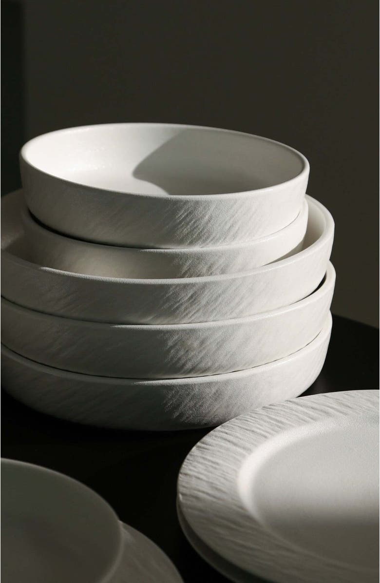 Stone Lain Senso New Bone China 12-Piece Dinnerware Set, Alternate, color, 