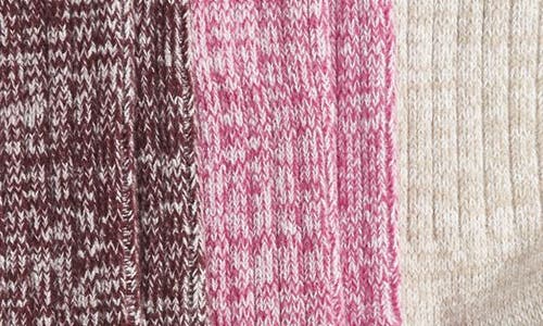 Ugg(r) Assorted 3-pack Slouchy Ribbed Crew Socks