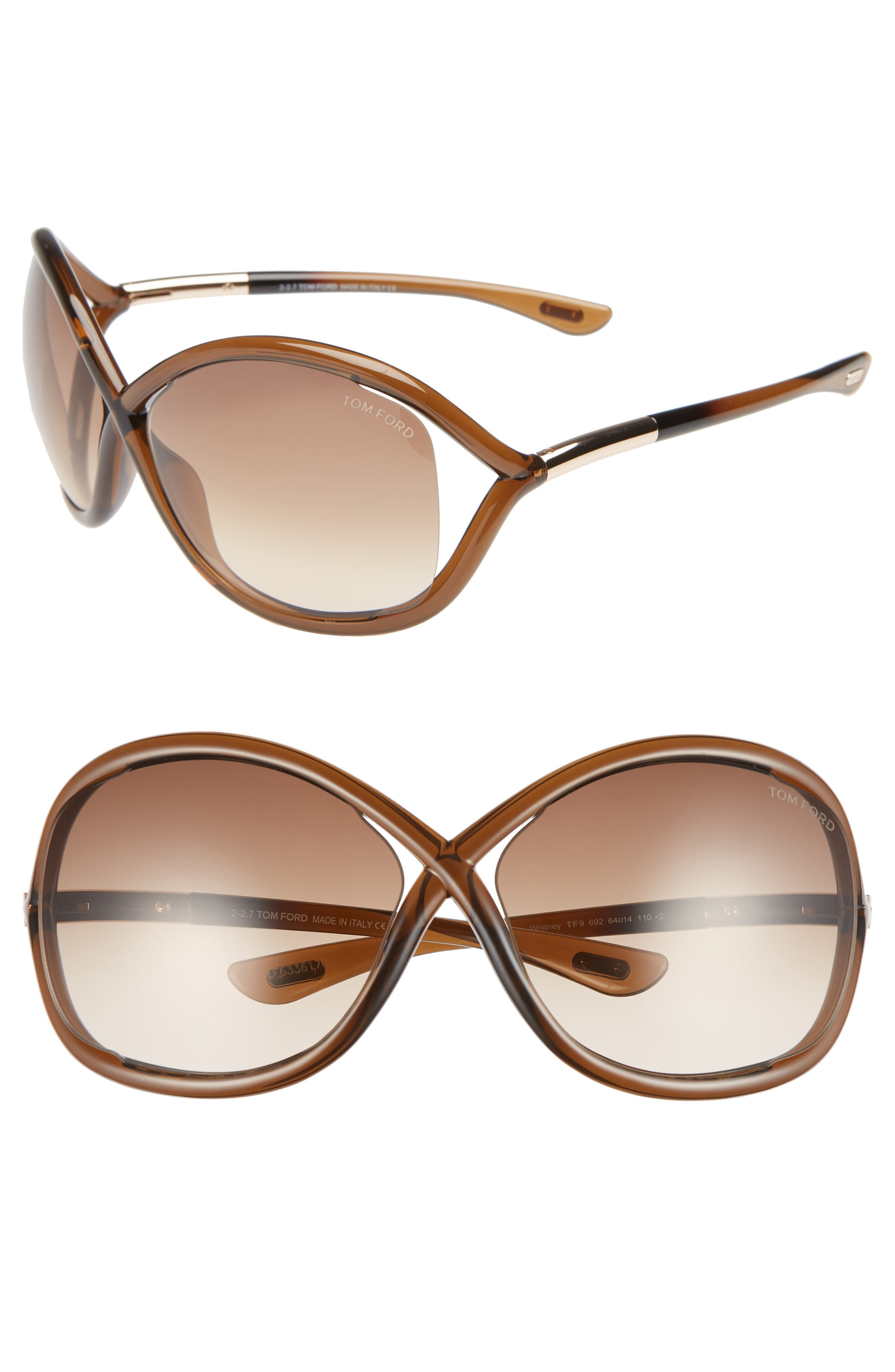 Whitney' 64mm Open Side Sunglasses (Women) | Nordstrom