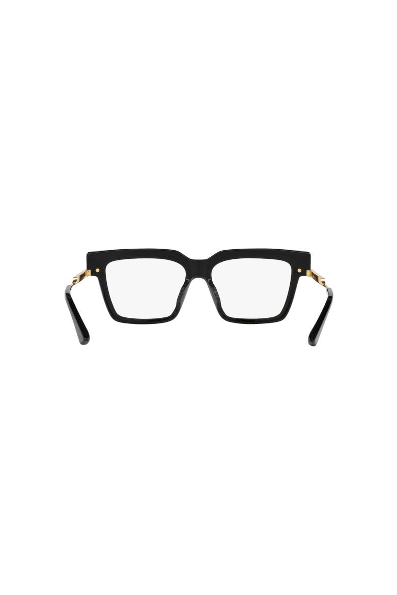 53mm Rectangle optical glasses, Alternate, color, Black