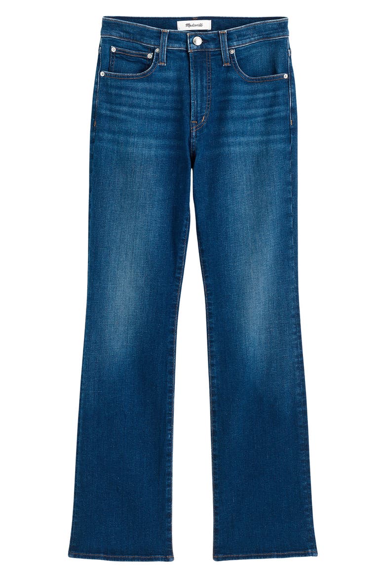 The Stretch Flare Crop Jeans, Alternate, color, OSGOODE WASH