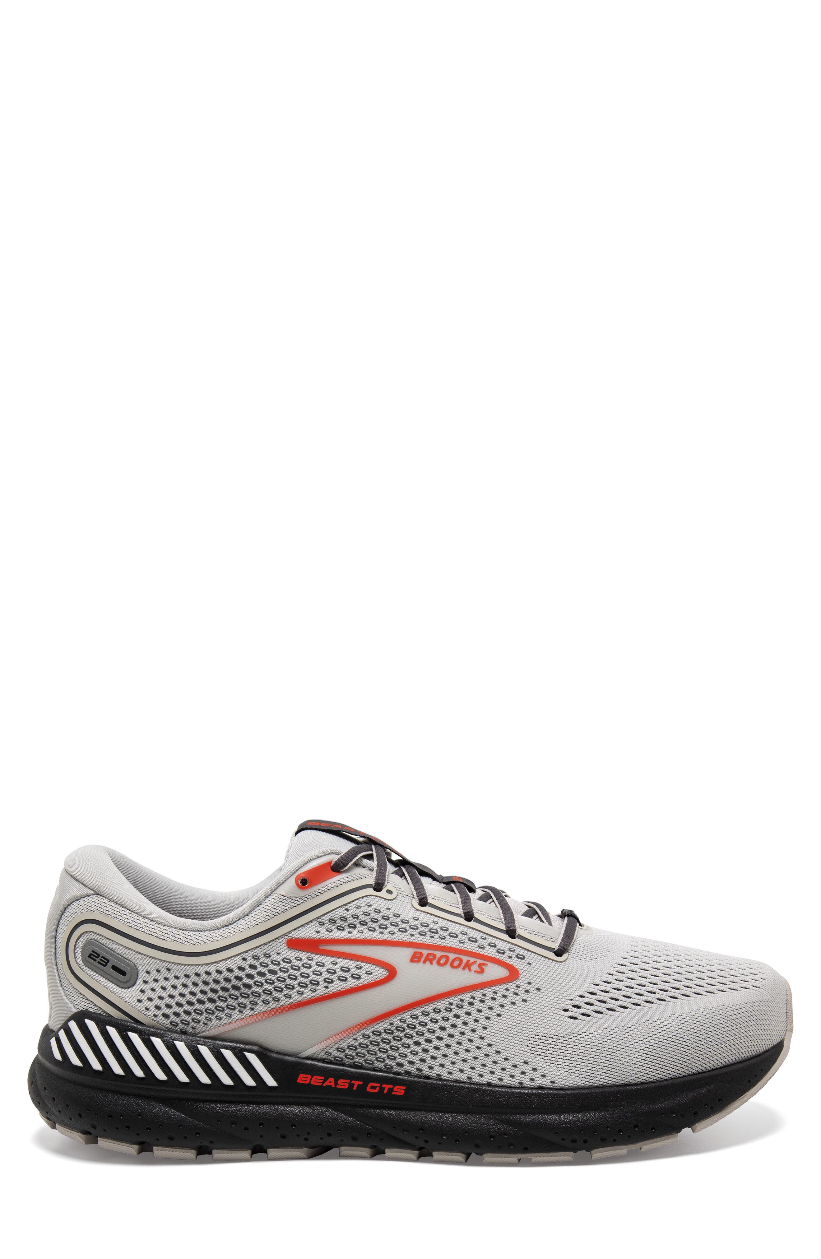 Beast GTS 23 Running Shoe, Alternate, color, GREY/ SCARLET/ EBONY