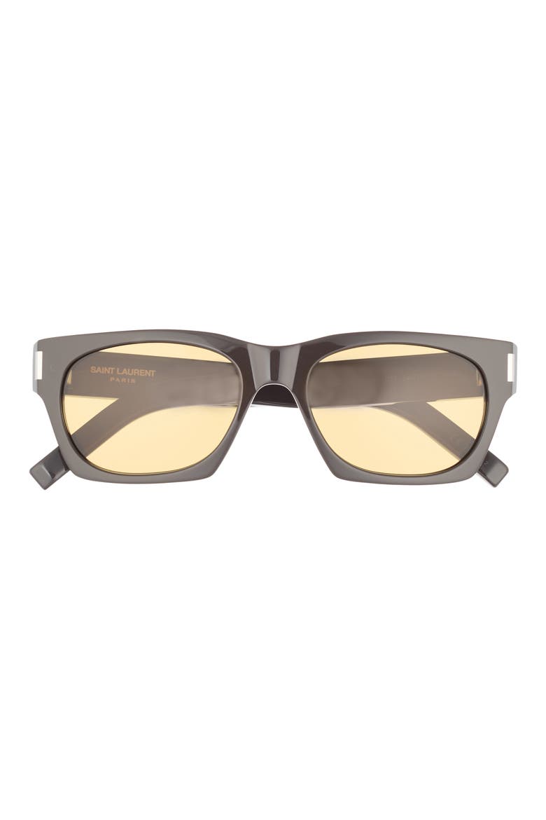 54mm Square Sunglasses, Main, color, BROWN BROWN BROWN
