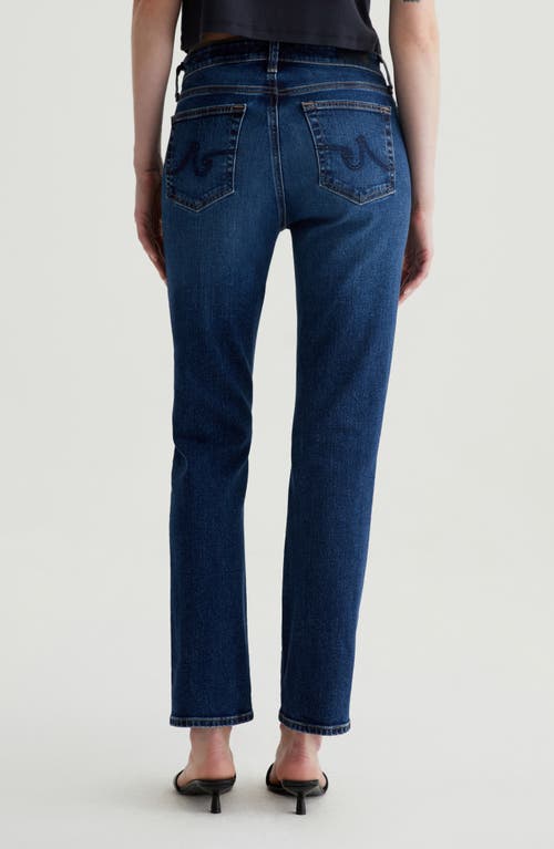 Ag Mari High Waist Slim Straight Leg Jeans In Blue