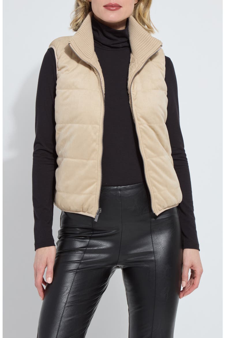 Petra Reversible Puffer Vest, Alternate, color, BLN WOOD