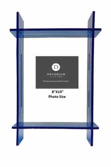 Neon Blue Lucite 8" x 10" Frame